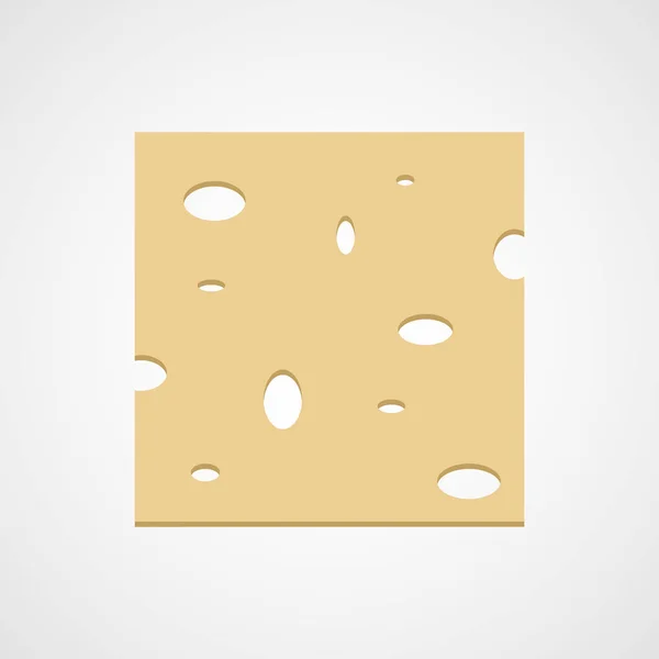 치즈의 사각형 일러스트레이션 — 스톡 벡터