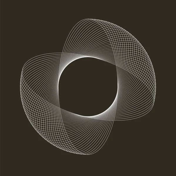 Spirograf soyut unsuru. Belgeler için koruyucu bir tabaka olarak kullanılabilir. Vektör çizimi