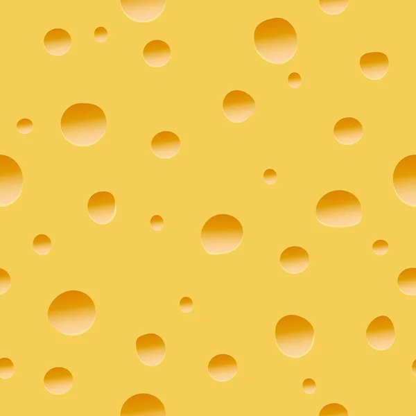 Patrón Queso Sin Costuras Ilustración Vectorial — Vector de stock