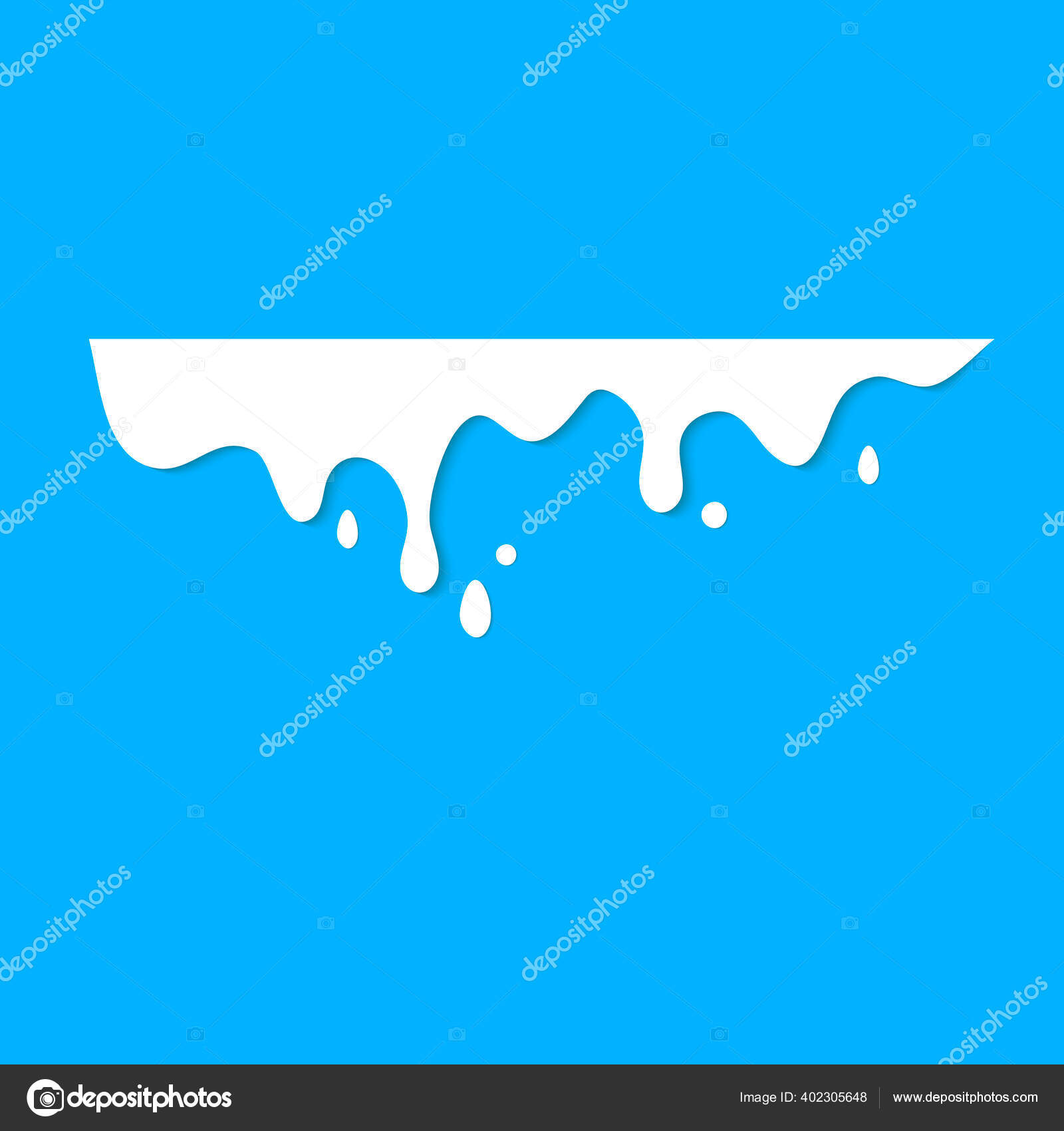 우유가 내려간다 일러스트 광고와 제공을 스톡 벡터 - ©sasha15 402305648