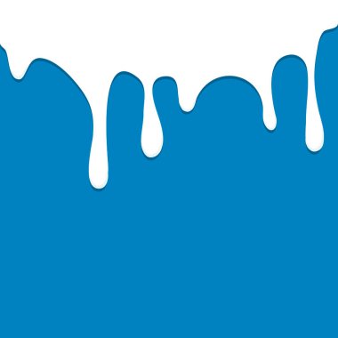 Süt damlayan boya. Damlayan sıvı. Sıvı sıvısı. Boya dökülüyor. Düşen boya. Sıvı yağ lekesi. Soyut, sıvı mürekkep damlaları. Vektör illüstrasyonu