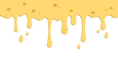 Erimiş peynir çizimi, sıvı peynir tasarımı, eriyen gıda arka planı, damlayan süt dokusu, sarı peynir sanatı.