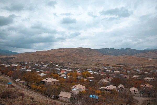 Village Mountain Autum — Stock Photo, Image