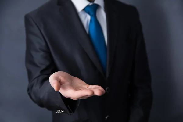 Young Man Empty Hand — Stock Photo, Image