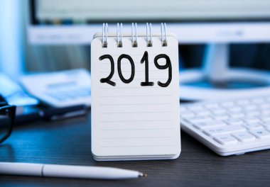 Not defterinde klavyeli 2019 metin