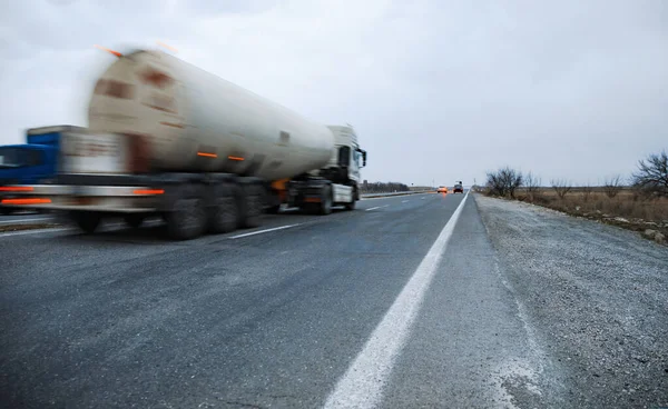 Grote Metalen Tankwagen Roa — Stockfoto