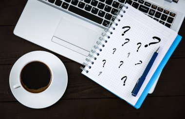 Not defterindeki soru işareti sekmedeki klavyede