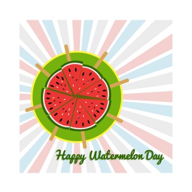 Ulusal karpuz gün için kavram