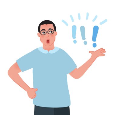 Gözlüklü adamı şaşırttı.