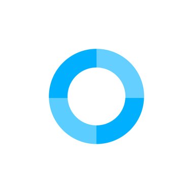 Renk paleti simgesi üzerinde izole beyaz arka plan web ve mobil uygulaması tasarım, renk paleti logo kavramı için vektör