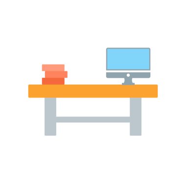 Resepsiyon simge vektör işareti ve beyaz arka plan üzerinde D izole sembolü