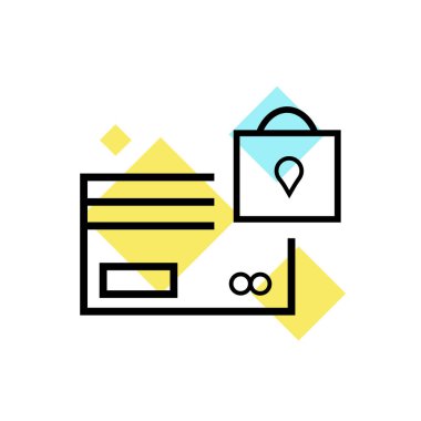 Kredi kartı simge vektör işareti ve üzerinde beyaz backgr izole sembolü