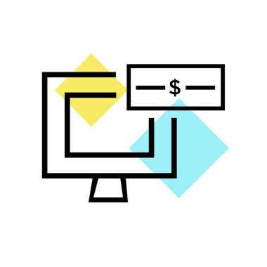 Ödeme yöntemi simge vektör web ve mobil uygulaması tasarımı, ödeme yöntemi logo kavramı için izole üzerinde beyaz arka plan