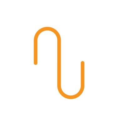 Solucan simge vektör işareti ve beyaz arka plan üzerinde izole sembolü