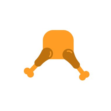 Web ve mobil uygulaması tasarım için beyaz arka plan üzerinde izole kruvasan simgesi