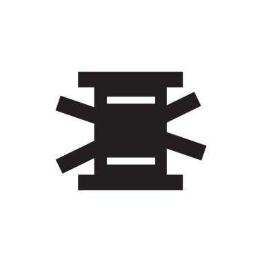 Web ve mobil uygulaması tasarımı, paket logo kavramı için beyaz arka plan üzerinde izole paket simge vektör