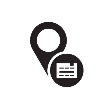 Web ve mobil uygulaması tasarımı, lojistik logo kavramı için beyaz arka plan üzerinde izole lojistik simge vektör