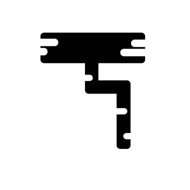 Web ve mobil uygulaması tasarım için beyaz arka plan üzerinde izole kaynakçı simgesi