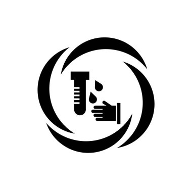 Kimyasal ürünler simge vektör web ve mobil uygulaması tasarımı, kimyasal ürünler logo kavramı için izole üzerinde beyaz arka plan