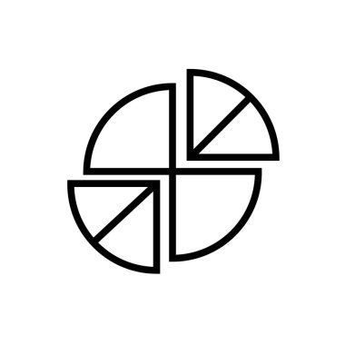 Web ve mobil uygulaması tasarımı, grafik logo kavramı için beyaz arka plan üzerinde izole grafik simge vektör