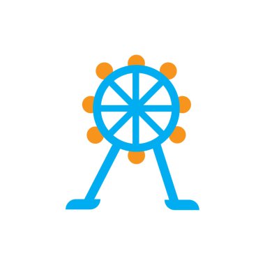 Web ve mobil uygulaması tasarımı, tekerlek logo kavramı için beyaz arka plan üzerinde izole tekerlek simge vektör