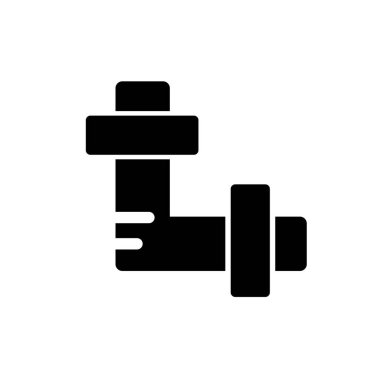 Web ve mobil uygulaması tasarım için beyaz arka plan üzerinde izole kask simgesi