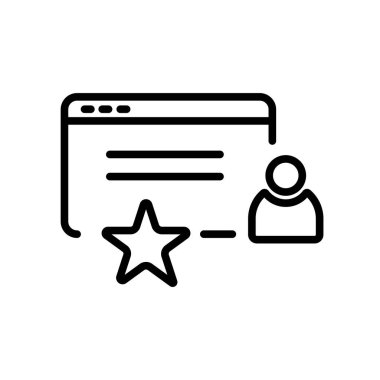 Web ve mobil uygulaması tasarım için beyaz arka plan üzerinde izole profil simgesi