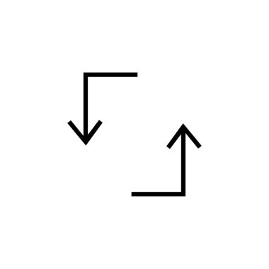 güncelleştirme simge vektör web ve mobil uygulaması tasarım, güncelleme logo kavramı için izole üzerinde beyaz arka plan
