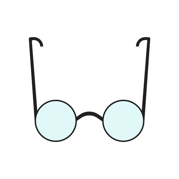 Icône de lunettes de soleil signe vectoriel et symbole isolé sur fond blanc — Image vectorielle