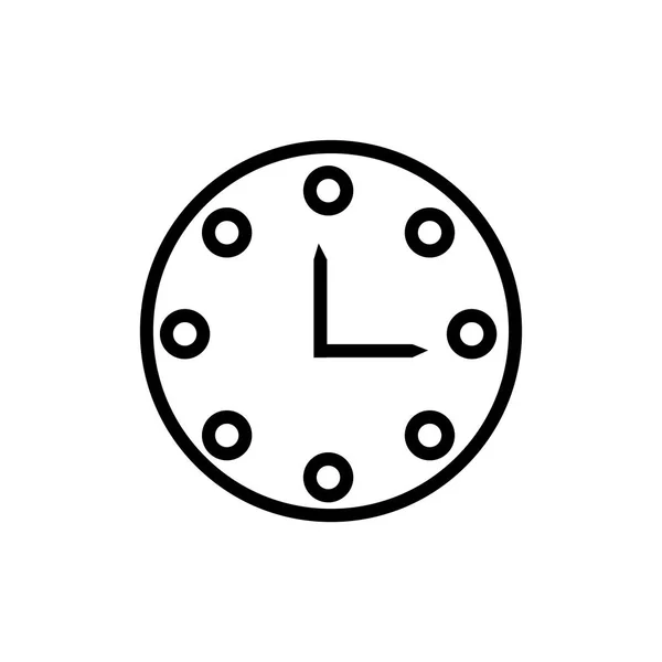 時刻のアイコン ベクトル Web およびモバイル アプリの設計時間ロゴのコンセプトのホワイト バック グラウンドの分離 — ストックベクタ
