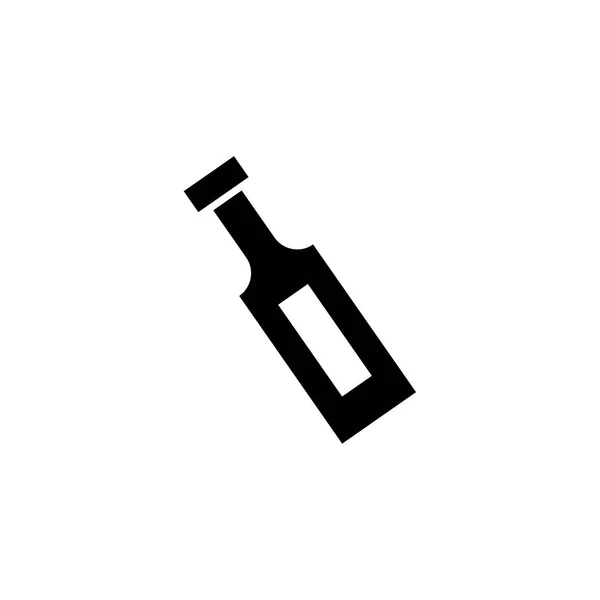 Nachricht Einem Flaschensymbol Vektor Isoliert Auf Weißem Hintergrund Für Ihr — Stockvektor