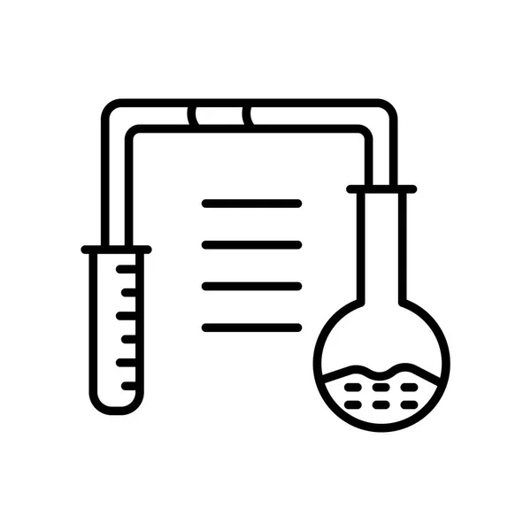 Вектор лабораторної ікони ізольовано на білому тлі, Лабораторія — стоковий вектор