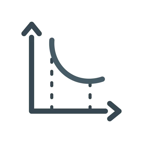 Analytics Symbol Vektorzeichen und Symbol isoliert auf weißem Hintergrund — Stockvektor