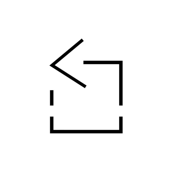 Simge vektör işareti ve beyaz arka plan üzerinde izole sembolü yaptı l — Stok Vektör
