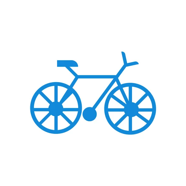 Web およびモバイル アプリの設計 自転車ロゴのコンセプトのための白い背景に分離された自転車のアイコン ベクトル — ストックベクタ
