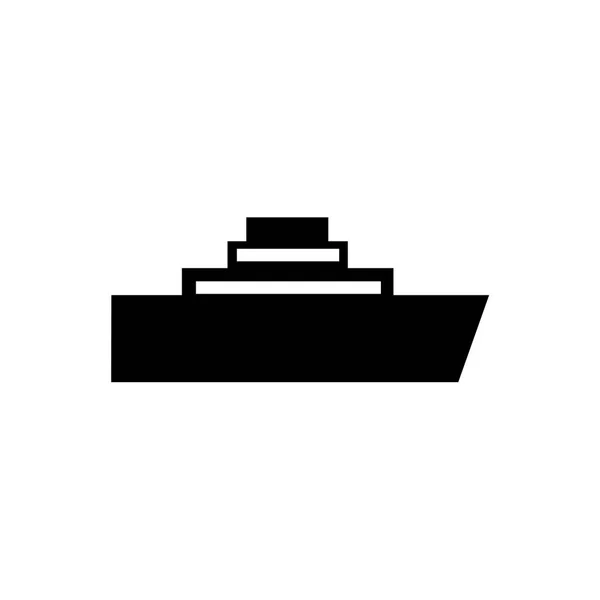 Pirate Ship Ikonen Vektor Isolerade Vit Bakgrund För Din Web — Stock vektor