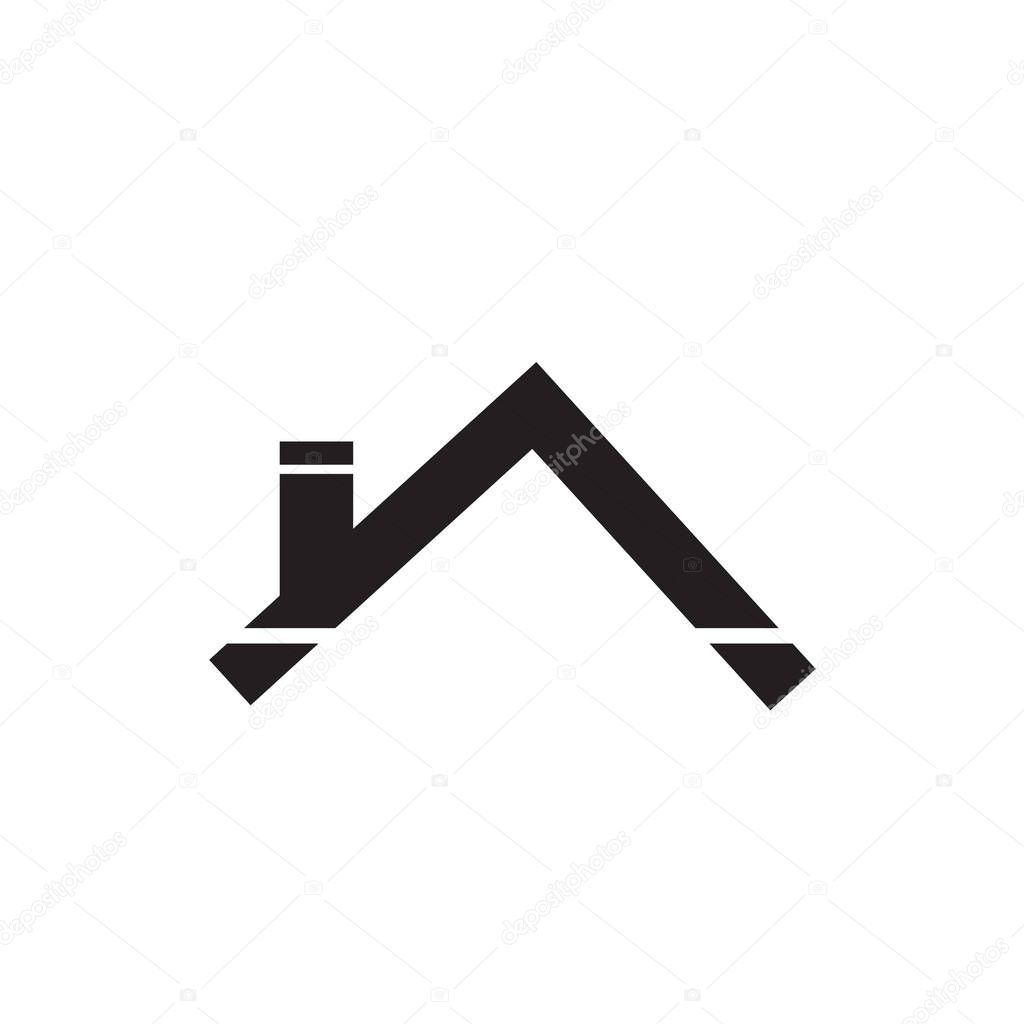 House Roof icon vector isolated on white background for your web and mobile app design, House Roof logo concept