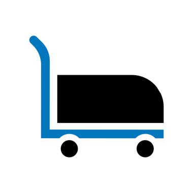 Simge vektör işareti ve beyaz arka plan üzerinde C izole sembol sepeti