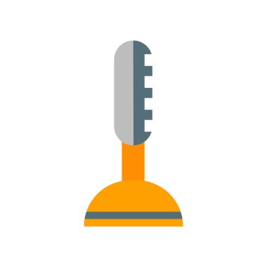 Oyun çubuğu simge vektör işareti ve üzerinde beyaz adam izole sembolü