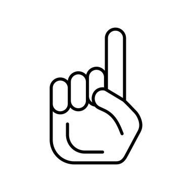 Beyaz arka plan üzerinde sayım işareti izole sayım simge vektör