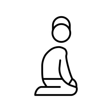 Julus simge vektör beyaz zemin üzerine Julus işareti, thi izole