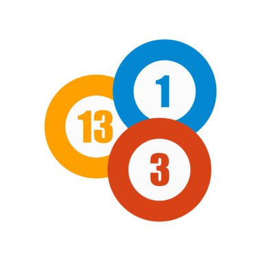 Snooker simge vektör web ve mobil uygulaması tasarımı, Snooker logo kavramı için izole üzerinde beyaz arka plan