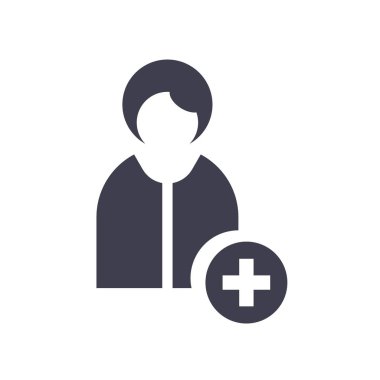 Doktor simge vektör işareti ve beyaz arka plan üzerinde izole sembolü,