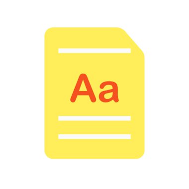 Metin simge vektör işareti ve beyaz arka plan üzerinde T izole sembolü