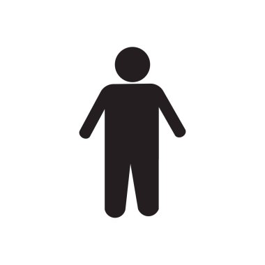 Erkeksi Avatar simge vektör web ve mobil uygulaması tasarımı, erkeksi Avatar logo kavramı üzerinde izole beyaz arka plan