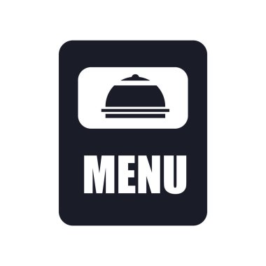 Menü simgesini vektör işareti ve beyaz arka plan üzerinde izole sembol m