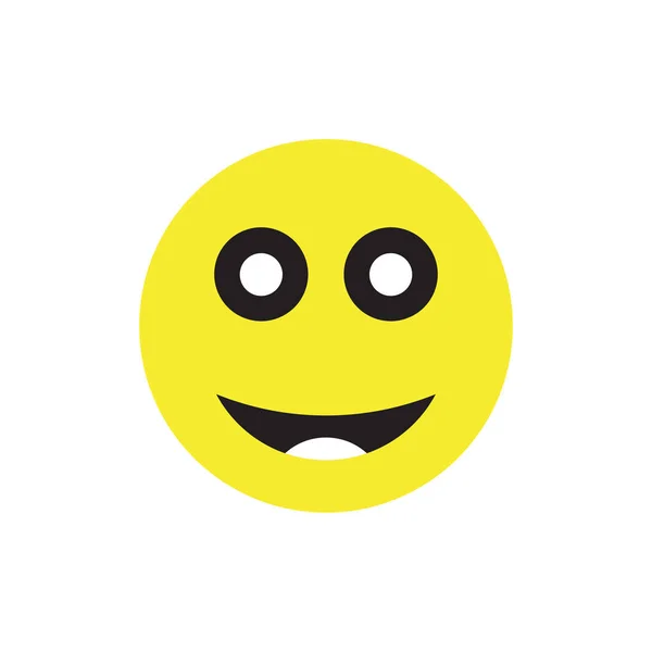 Šťastný Ikona Izolovaných Bílém Pozadí Pro Váš Web Mobilní Aplikace — Stockový vektor