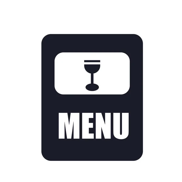 Menu pictogram vector teken en geïsoleerd op een witte achtergrond, symbool m — Stockvector