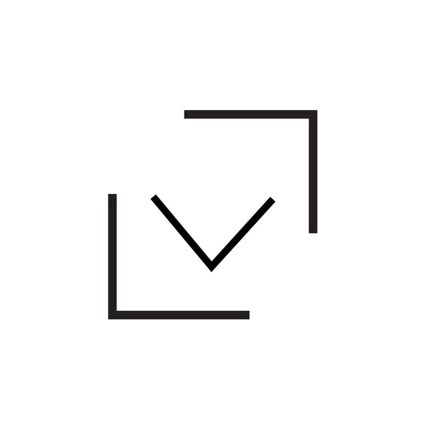 Web およびモバイル アプリの設計チェック ロゴのコンセプト 白い背景で隔離チェック アイコン ベクトル — ストックベクタ