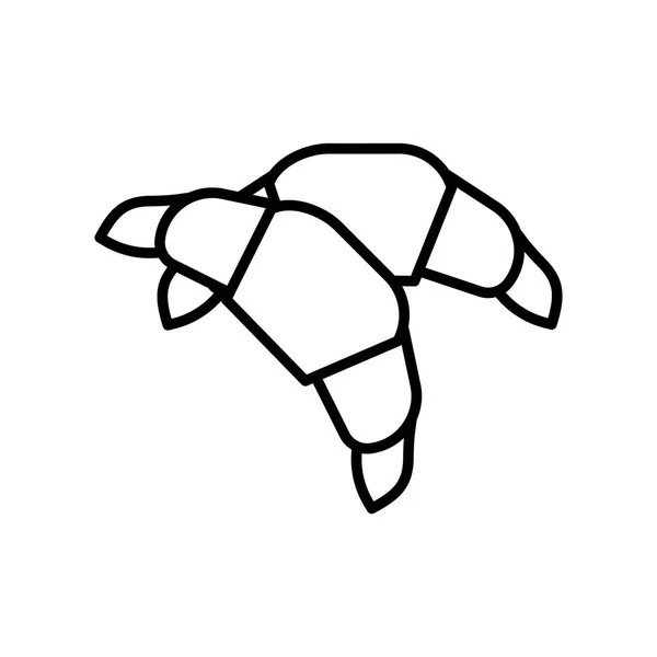 Хлібобулочний Значок Вектор Ізольовано Білому Тлі Хлібобулочний Прозорий Знак Елементи — стоковий вектор